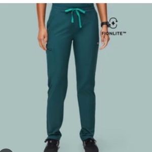 Figs FionLite Yola Skinny Scrub Pants Caribbean Blue